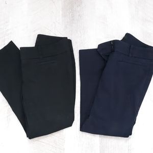 2 pair of Ann Taylor Devin Fit pants, 0P